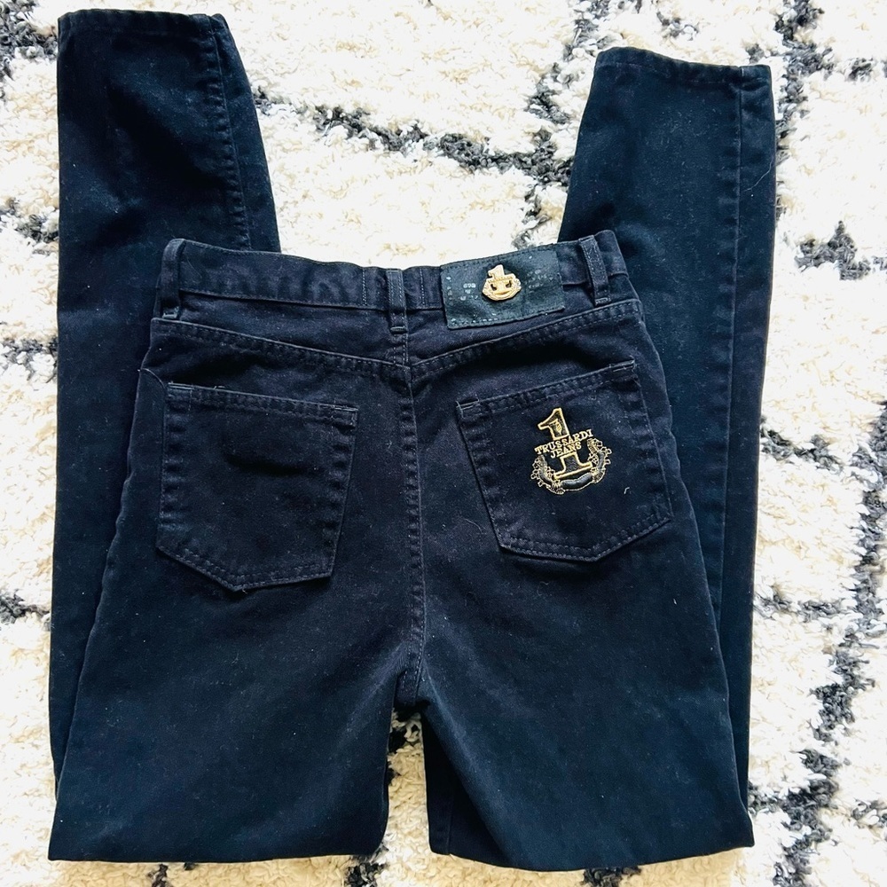 Trussardi Womens Black Jeans Size 28